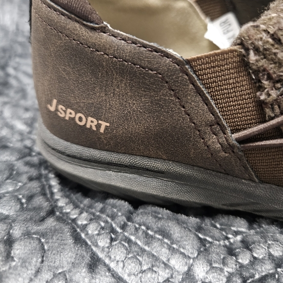 Sporty Brown Slip-On Loafers - Picture 2 of 5